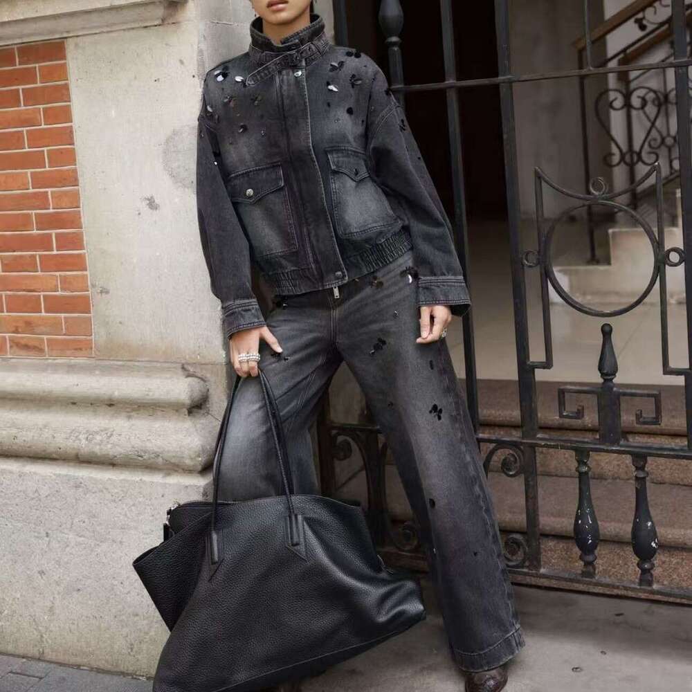 Women Autumn Suede Underarm Bag Genuine Leather Niche Irregular Shoulder Large Capacity Tote Versatile SENYY