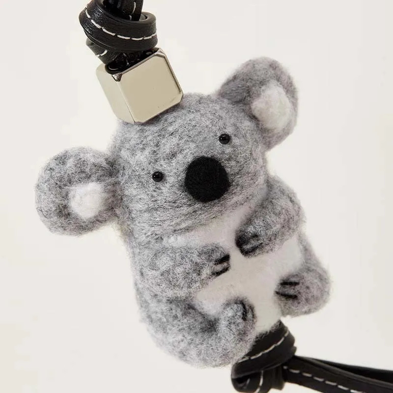 Wool Felt Bag Charm Koala Panda Rabbit Pig Deer Sheep Owl Animal Charm Fashion Animal Handmade Cute Doll Bags Accessories 260604 - view 4