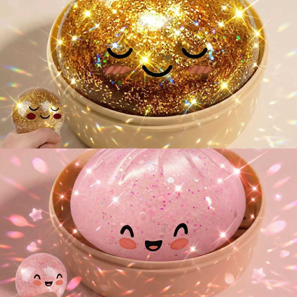 Hidden ULTRA Glitter RARE Gold Edition Dumpling Squishy Viral Slow Rise Soft Squishies Stress Relief Toy L260604