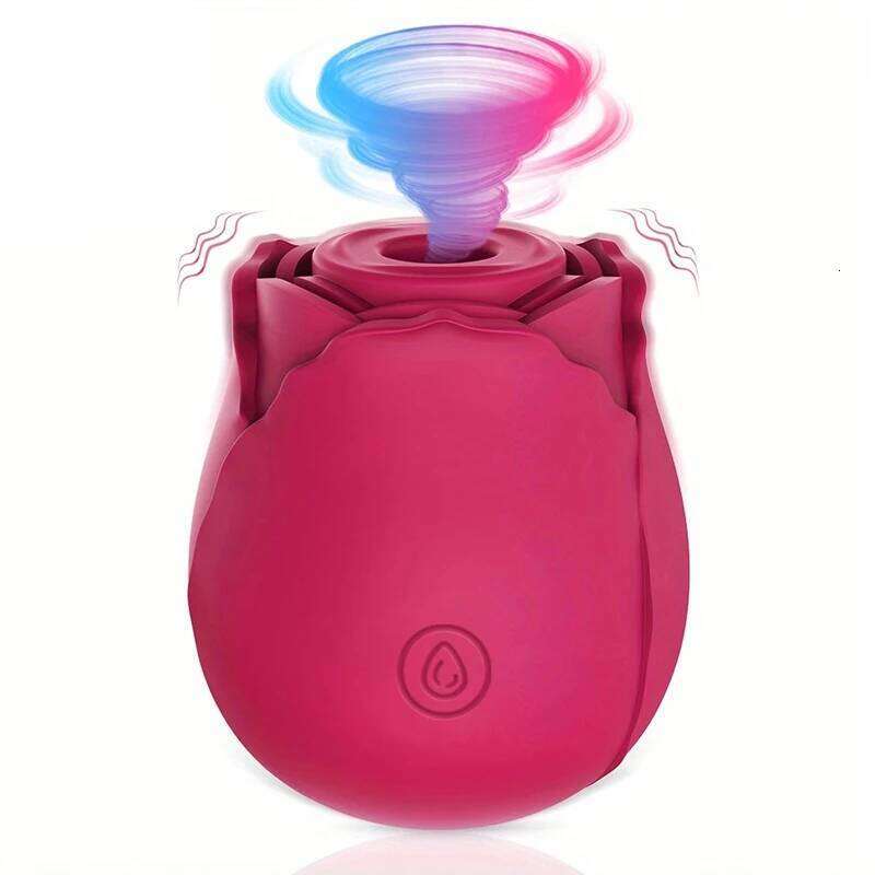 Rose Vibrator Toy Powerful Sucking Women Vacuum Stimulator Oral Nipple Clit Sucker Sex Toys Goods for Female Adults - view 5