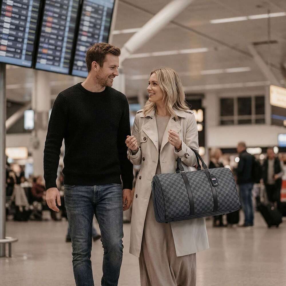 Stylish Handbag, Shoulder Travel Bag for Men and Women, Large Capacity Sports Gym Bag, Business Trip & Short-Trip Luggage Bag