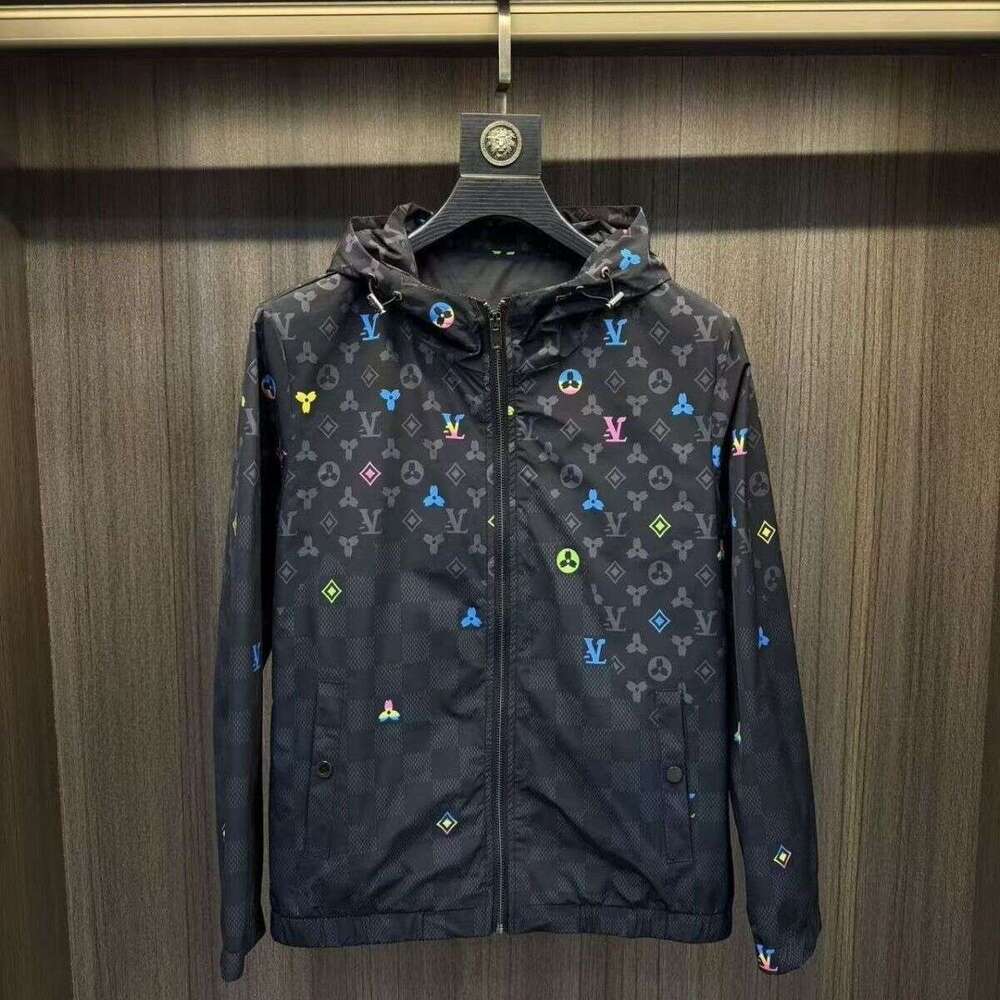 2026 New Trendy Brand Spring Fashion Hooded Casual Men's Versatile European Jacket Asia Size - view 3