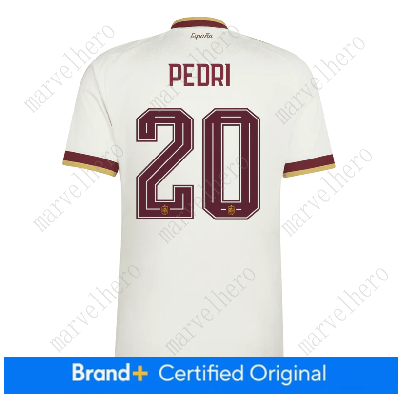 Spain Away Cucurella 24 World Cup 2026 T shirt Spanish National Team Sports T-shirt Jerseys Flag Football Stars Spanish Full Squad Home Top