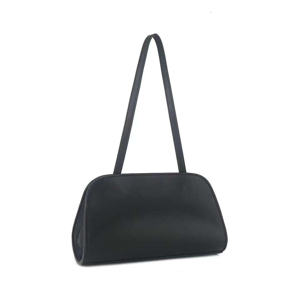 Women French Style Niche Underarm Bag Simple Genuine Leather Shoulder Handbag For Commuting SENYY