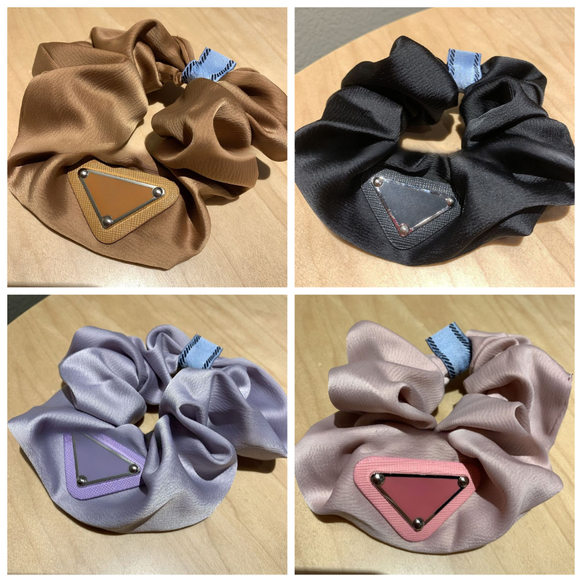 Classic Designer Hair Ties Elastic Hair Bands Luxury Satin Scrunchies Elegant Women Seamless Hair Ties Premium Quality Hair Accessories Multiple Styles Mix Order
