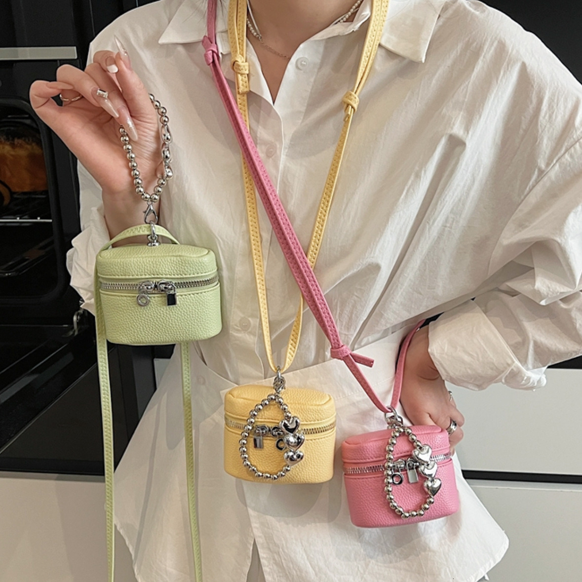 2026 Cross border Bag Simple Mini Box Bag Western Style Handheld Small Waste Bag Leisure Korean Trendy Diagonal Cross Women's Bag