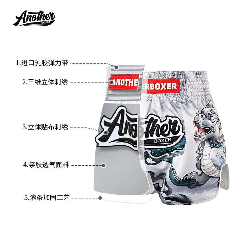 Punchit Muay Thai Fighting Shorts Breathable Kicking Boxing Shorts Womens MMA Training Shorts Competition 250420