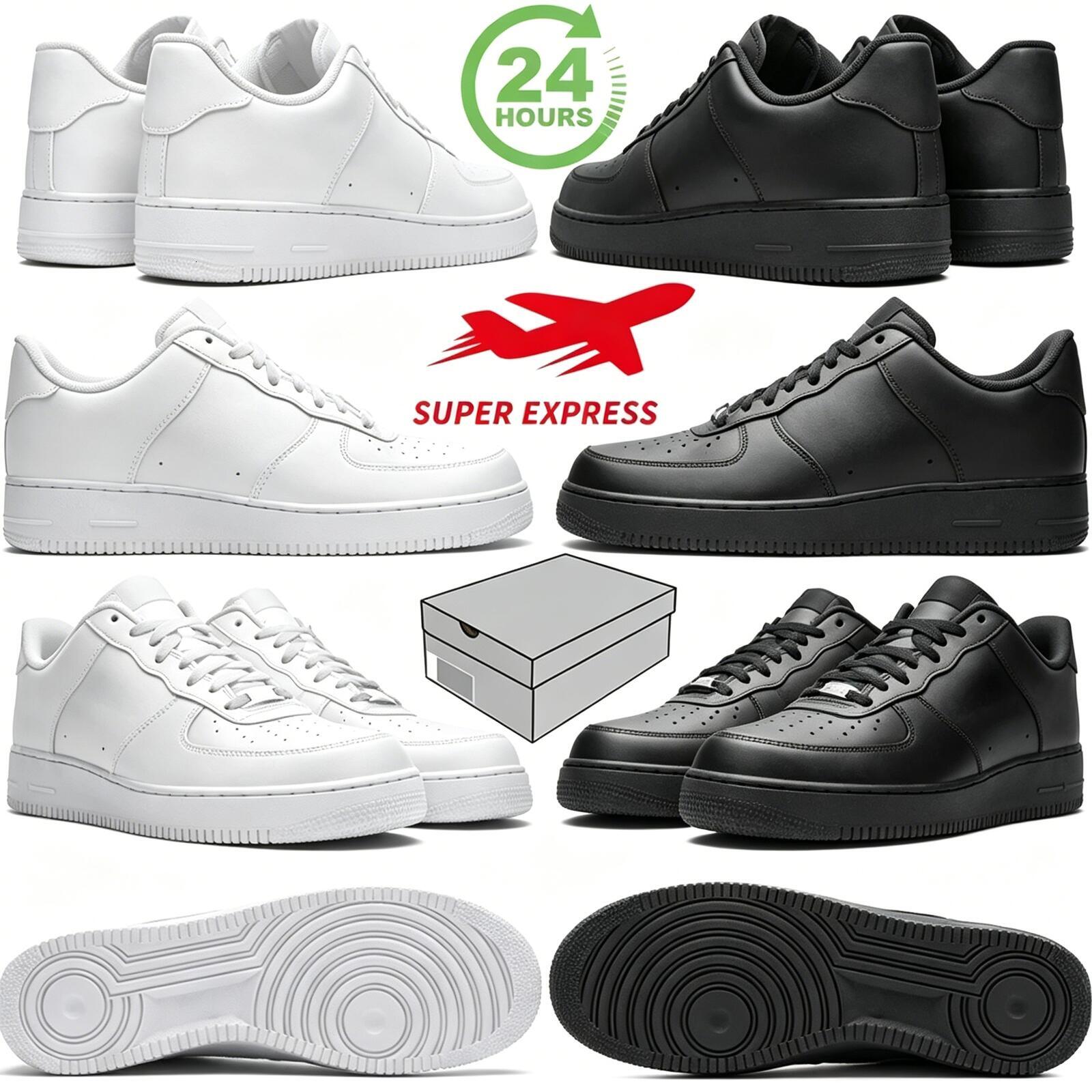 Designer running shoes for men women one 1 flat sneakers vintage triple white black mens trainer sports with box