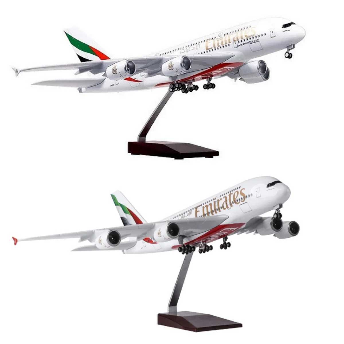 New Emirates A380 Model Plane 1/160 Scale 18 inchs Large Die-cast airplane Toy Collected Gift By Aviation C260604