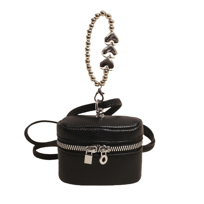 2026 Cross border Bag Simple Mini Box Bag Western Style Handheld Small Waste Bag Leisure Korean Trendy Diagonal Cross Women's Bag