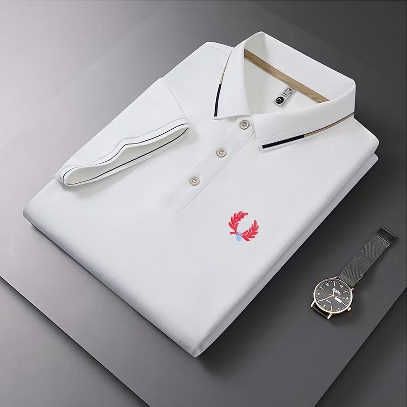 Mens Polos High Quality Embroidered Polo Shirt 2026 Summer T-shirt Fashion Top Trend Casual Business