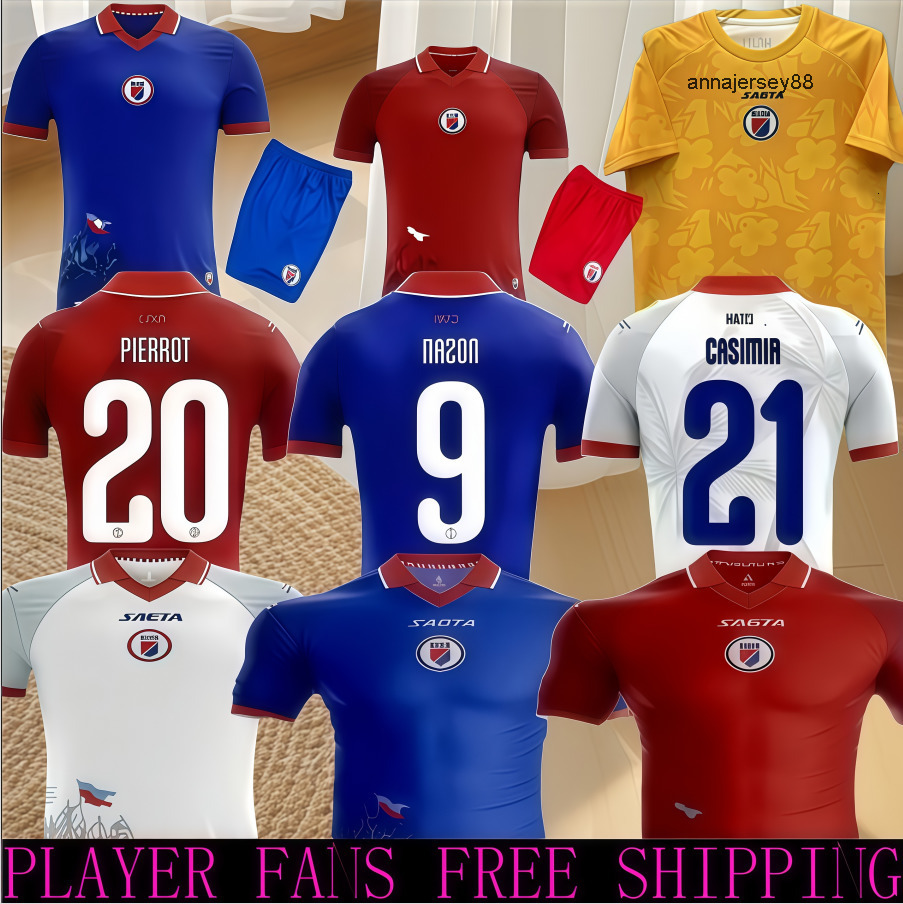 new 2026 HAITI World Cup Soccer Jerseys 25 26 27 Home Away Third Men Football Jersey Shirt kids Kit NAZON BELLEGARDE PIERROT PIERRE EXPERIENCE Size 16
