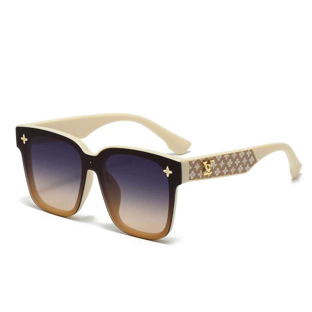 High-End Designer Sunglasses European American Fashion Large Square Frame Sunglasses For Men And Women, New Trendy High-End Street Style, Versatile, U