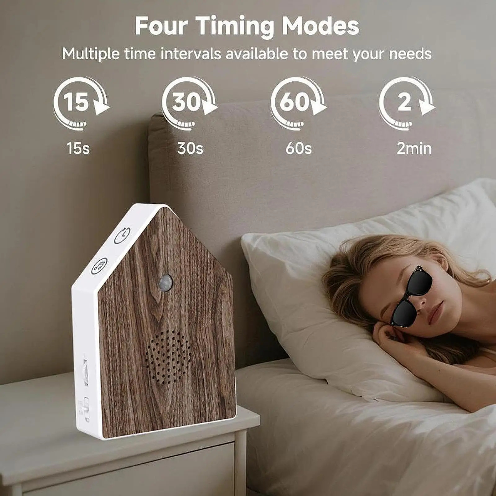 Bird Sound Music Box Lightweight istic Bird Chirping Sound Box Indoor Ambient Noise for Home Bedroom Garden Motion Sensor 260604 - view 5