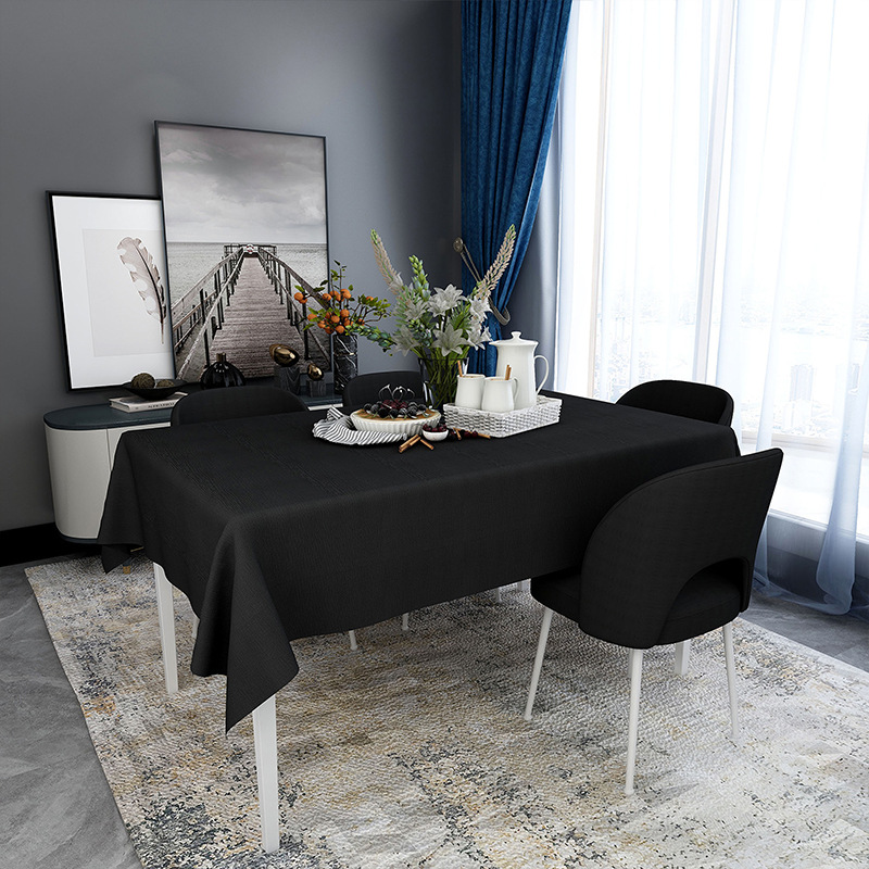 YL-38758 Custom Waterproof, Oil-proof, Wash-free, Heat-resistant Tablecloth, Non-slip Table Mat, Dining Tablecloth