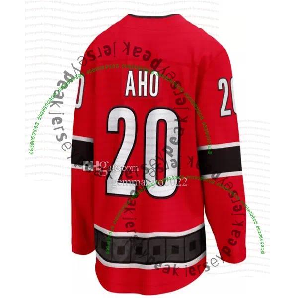 CarolinaS Hurricane 20 Sebastian Aho Hockey Jersey Taylor Hall Jackson Blake Logan Stankoven K'Andre Miller Nikolaj Ehlers Andrei Svechnikov Ande