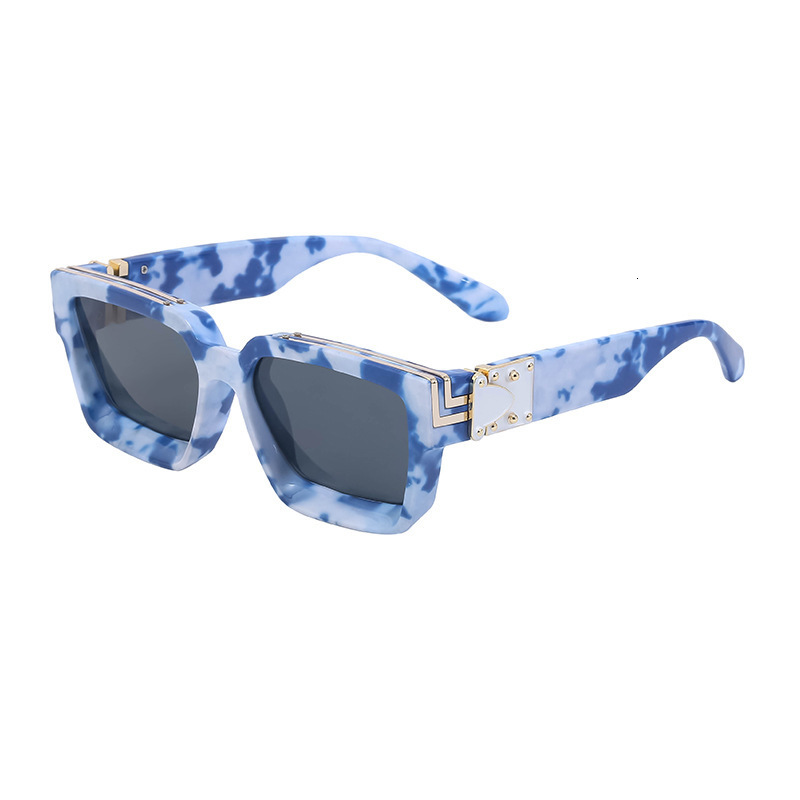 Ruiao Retro Black Millionaire Shades y Sunglasses 2026 For Men ner Square Sun Glasses Man Women Sunglass 260509