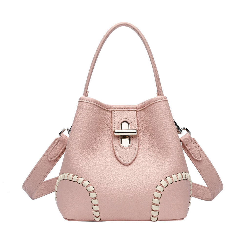 New Fashionable Casual Women S Handbag Niche High End Large Capacity Woven Shoulder Bag Shoe Storage Bucket SENYY