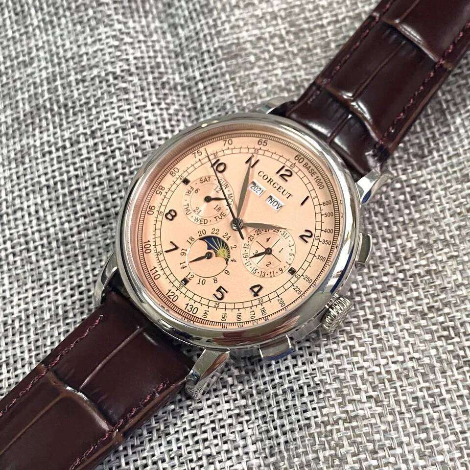 Automatic for Men Multification Date Day Month Year 316L Mechanical Men's Watch Polished Case Day/Night Indicator 42mm W260605 - view 6