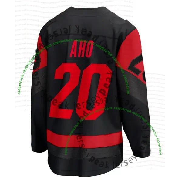CarolinaS Hurricane 20 Sebastian Aho Hockey Jersey Taylor Hall Jackson Blake Logan Stankoven K'Andre Miller Nikolaj Ehlers Andrei Svechnikov Ande