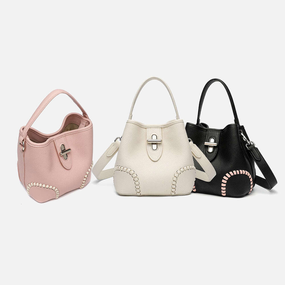 New Fashionable Casual Women S Handbag Niche High End Large Capacity Woven Shoulder Bag Shoe Storage Bucket SENYY