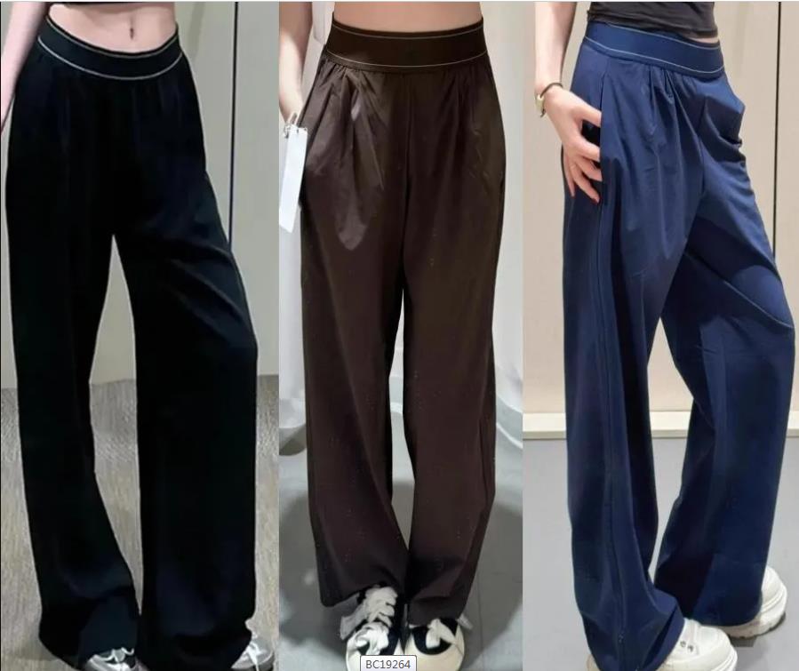 Women's Designer Yoga Sports Pants Womens High-Waist Full-length Dance Studio Trousers Straight-Leg leggings Trouser Yoga Sweatpants Wrinkle-resi