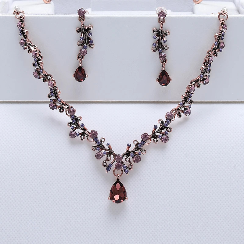 Itacazzo Bride Wedding Classic Necklace Earring Set Exquisite and Elegant for Ladies Suitable for Party Festivals 260617 - view 6
