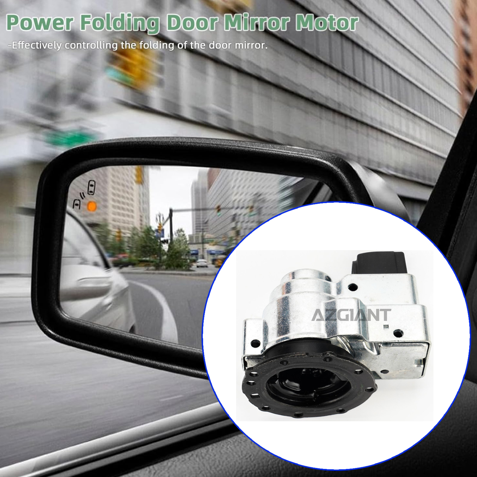 Bupek Power Door Folding Side View Mirror Assembly Actuator Motor For Cadillac ATS/CTS/Escalade ESV/XTS,For Chevrolet Tahoe Mirrors Motor
