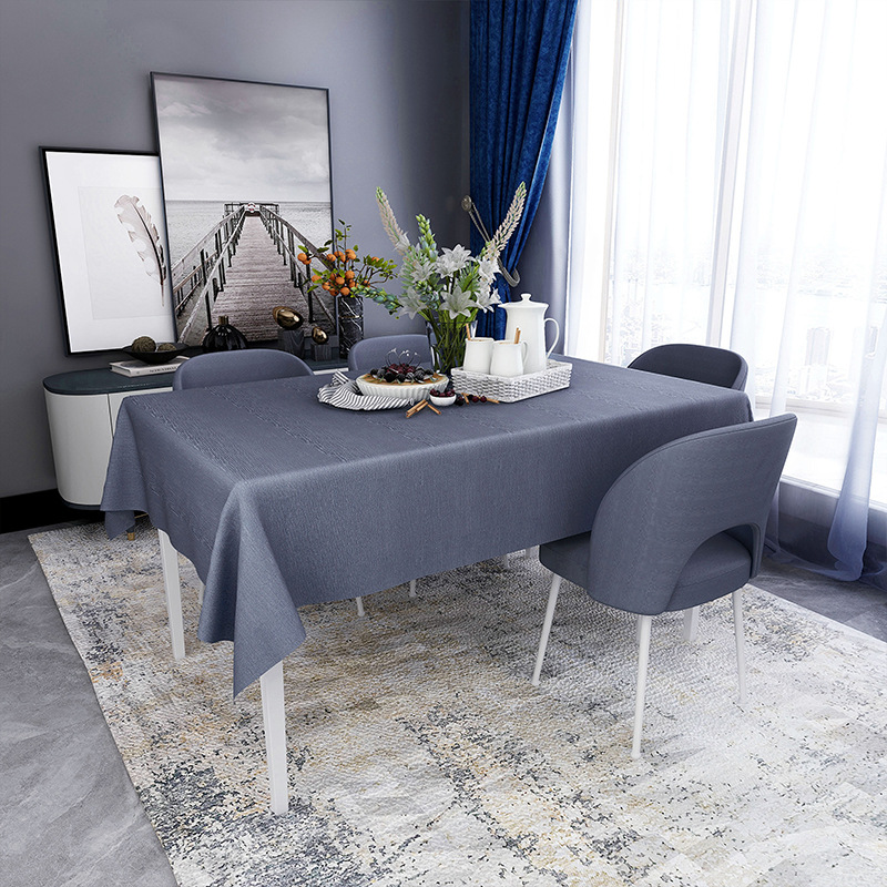 YL-38761 Custom Waterproof, Oil-proof, Wash-free, Heat-resistant Tablecloth, Non-slip Table Mat, Dining Tablecloth