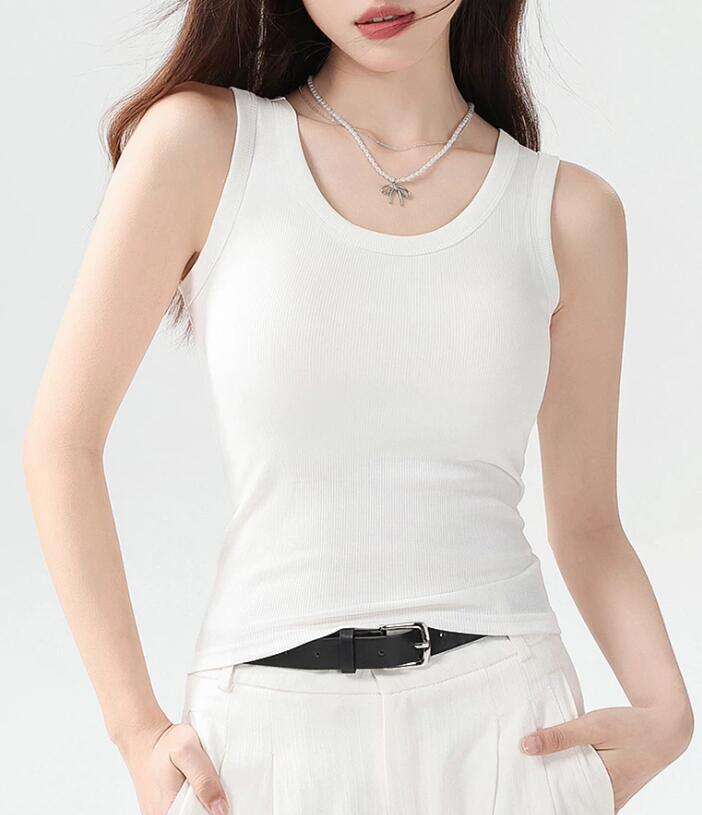 Women's Tanks Camis Alphabet crystal diamond knit camisole women's sleeveless top