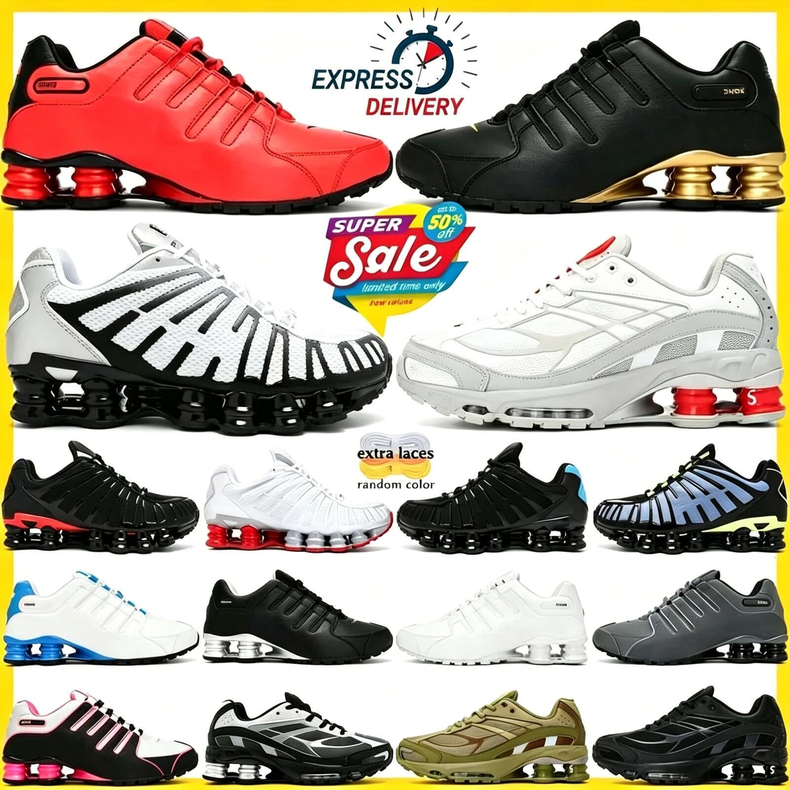 Top Quality Men Women Shox tl z Running Shoes Designer Sneakers Mens Trainers White Black Gold Grey Breathable Athletic Outdoor Sports Sneaker Fashion Runner