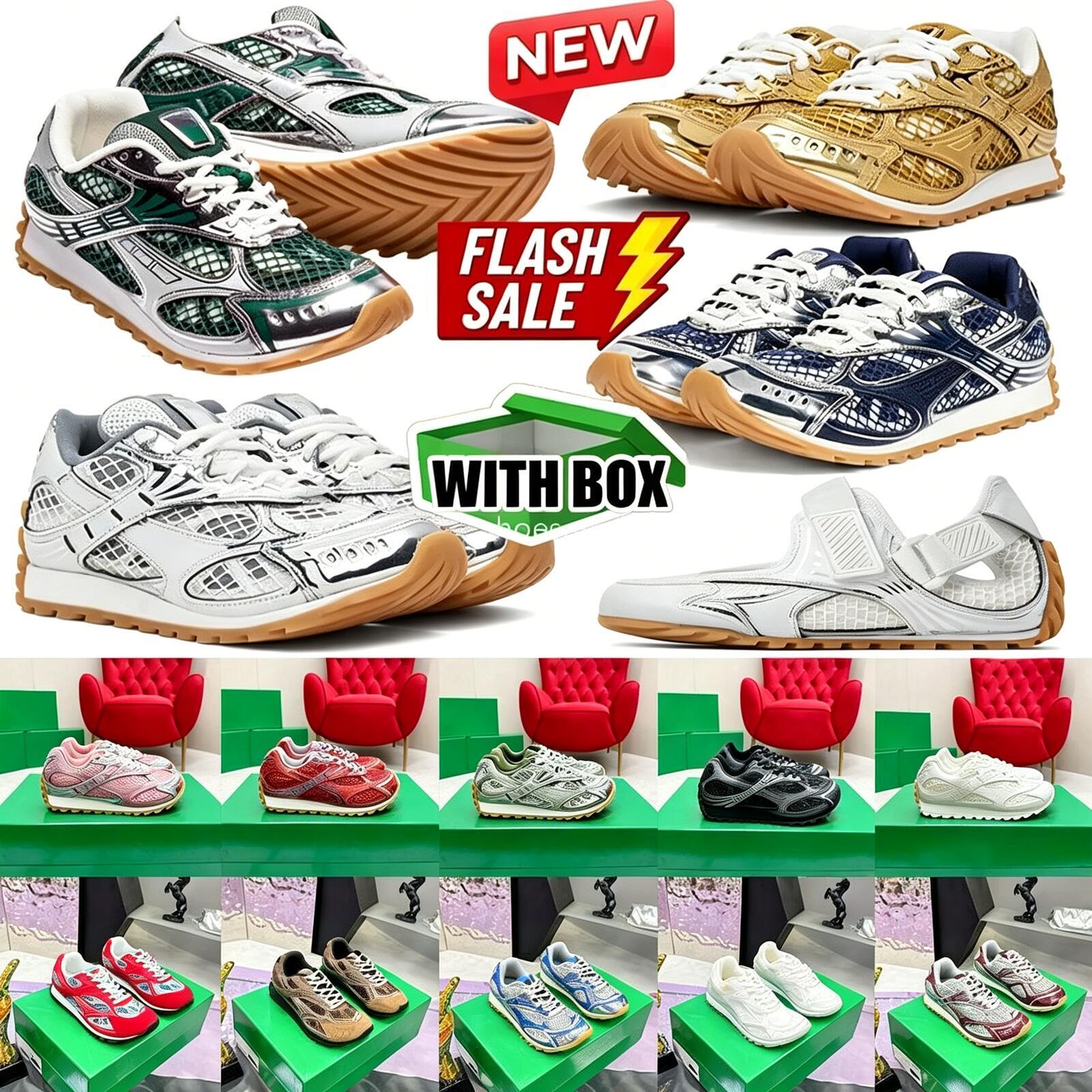 7A Designer Orbit Running Sneaker Man Womens Luxury Trainers Leather Mesh Nylon Fabric Sneakers Shoes
