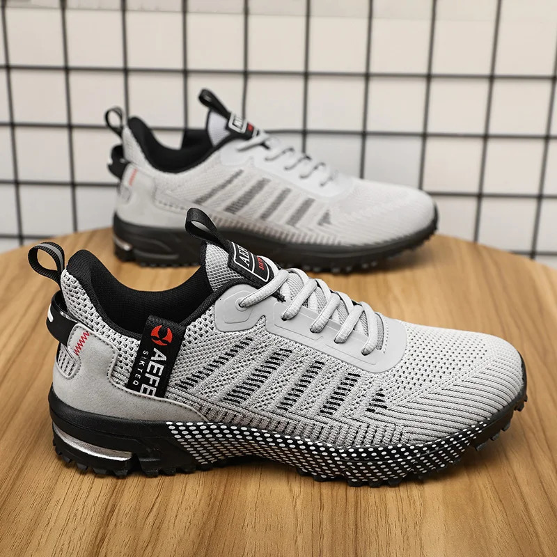 Men Running Shoes Breathable Outdoor Sports Lightweight Sneakers for Comfortable Athletic Training Footwear 260626 - view 3