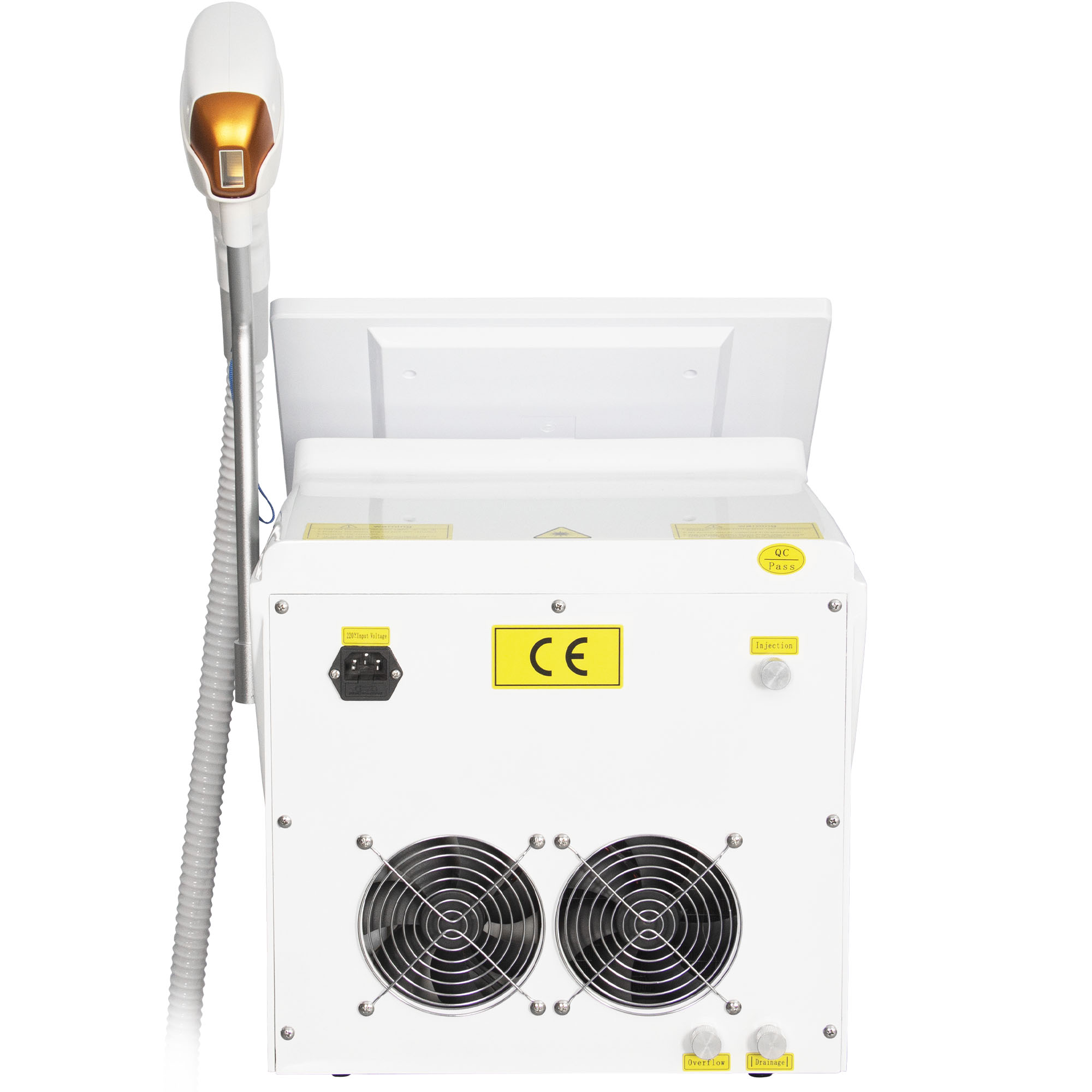 10BARS 4 Wavelengths 808NM 755NM 940NM 1064NM Diode Laser Hair Removal Machine with FAC Collimation 60Million Shots Sapphire Cooling for Home Salon Us