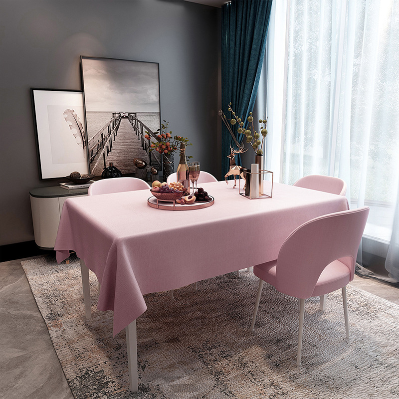 YL-38761 Custom Waterproof, Oil-proof, Wash-free, Heat-resistant Tablecloth, Non-slip Table Mat, Dining Tablecloth