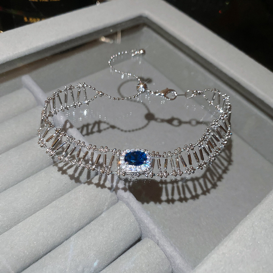 Italian lace snake bone bracelet s925 sterling silver thickly plated with 18k gold, ins jewelry wholesale - view 3