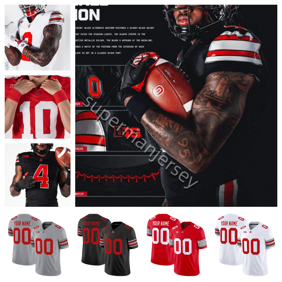 Tunnel Vision 2026 Nuova Maglia Da Calcio Ohio Buckeyes Julian Sayin 10 Jeremia…