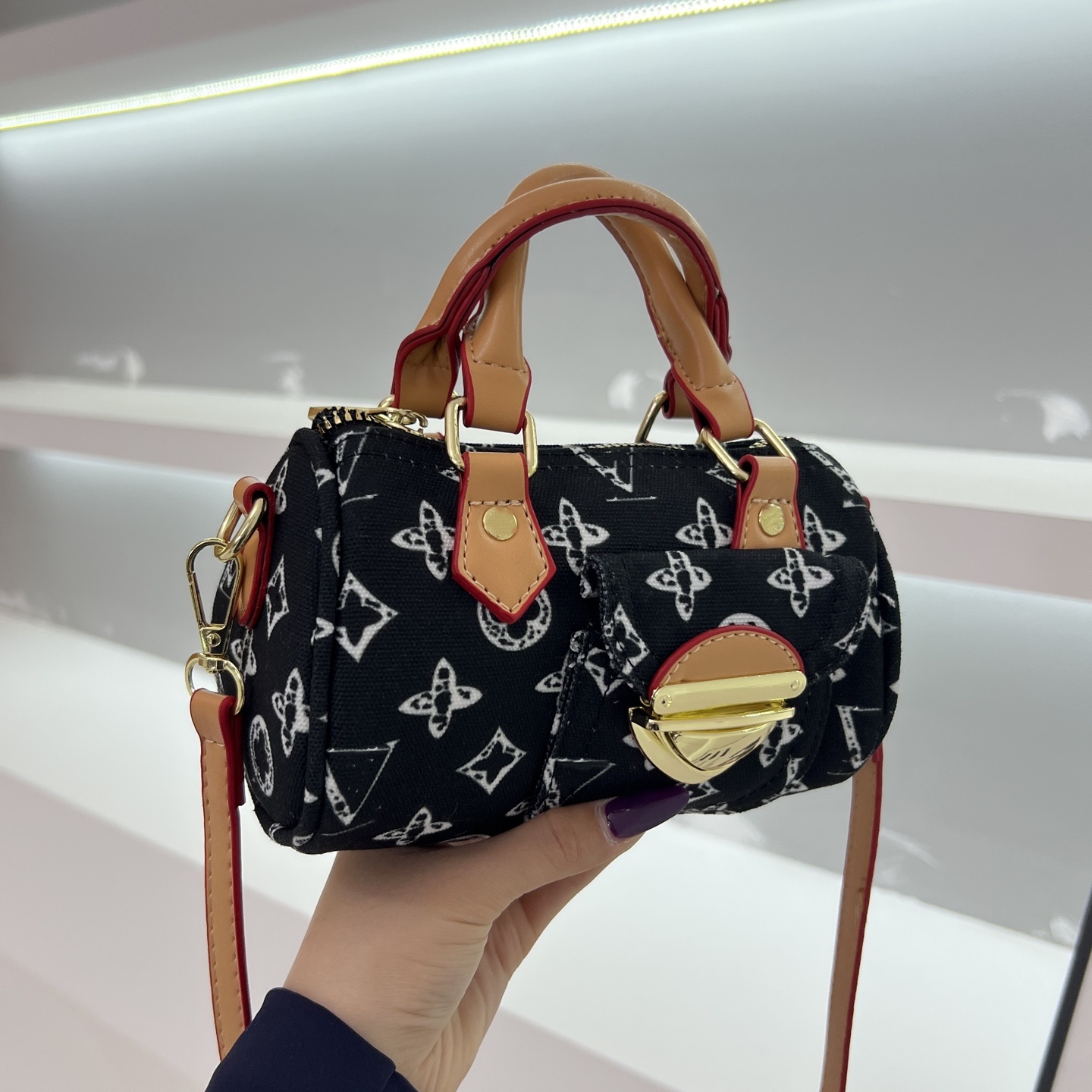 Luxury Brandr Bag Fashion Women's Bag Fashionable Printed Handbag Versatile And Elegant Single-Shoulder Bag Crossbody Bag For Middle Tote Bag