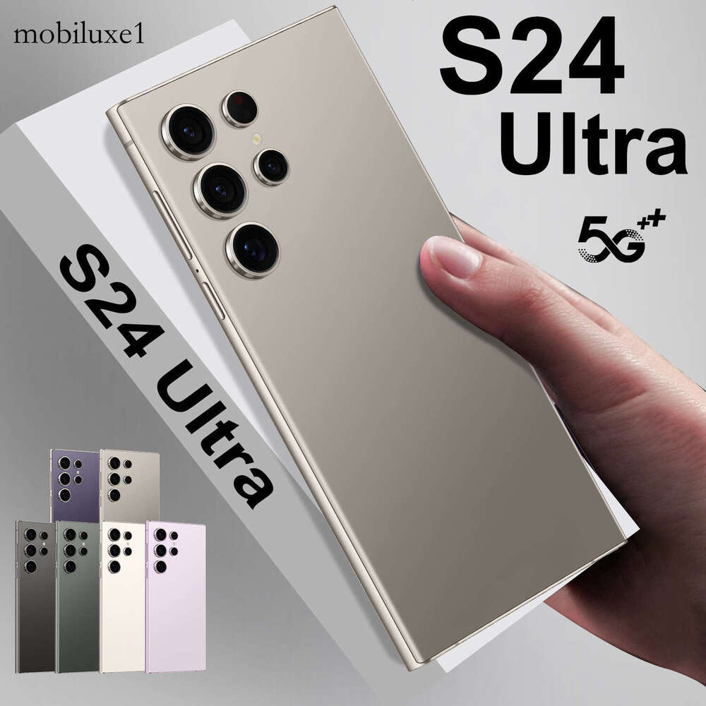 S23 24 25 Ultra 5G Smartphone 6.9-inch Screen 16GB + 1TB android Octa Core Punch-hole Full touch screen Face ID Unlocked mobile phone Camera GPS HD Di