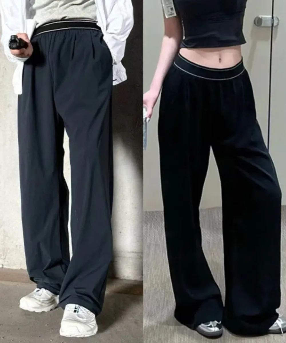 Women's Designer Yoga Sports Pants Womens High-Waist Full-length Dance Studio Trousers Straight-Leg leggings Trouser Yoga Sweatpants Wrinkle-resi