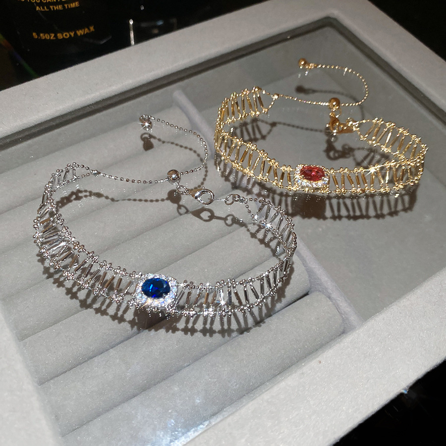 Italian lace snake bone bracelet s925 sterling silver thickly plated with 18k gold, ins jewelry wholesale - view 5