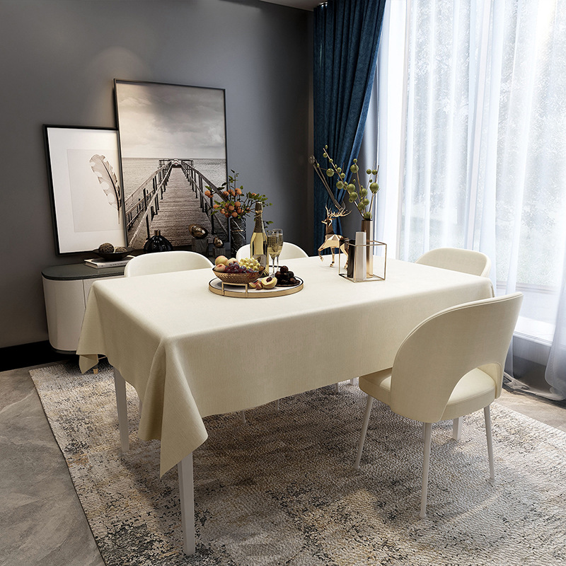YL-38761 Custom Waterproof, Oil-proof, Wash-free, Heat-resistant Tablecloth, Non-slip Table Mat, Dining Tablecloth
