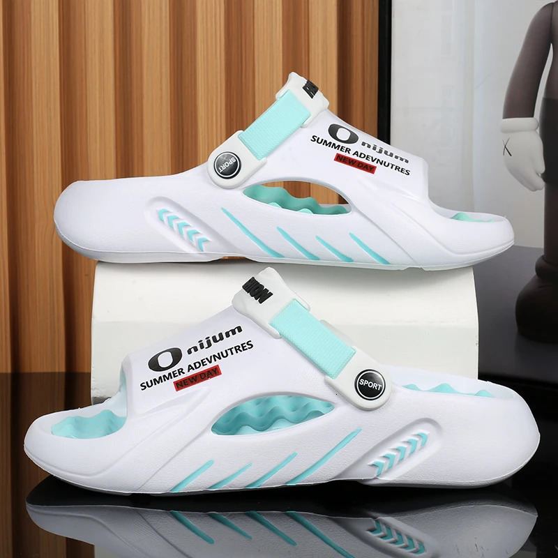 Men Slippers Summer EVA Soft-soled Platform Slides Sandals Indoor Outdoor Walking Beach Shoes Flip Flops Mens Shoes 260625 - view 4
