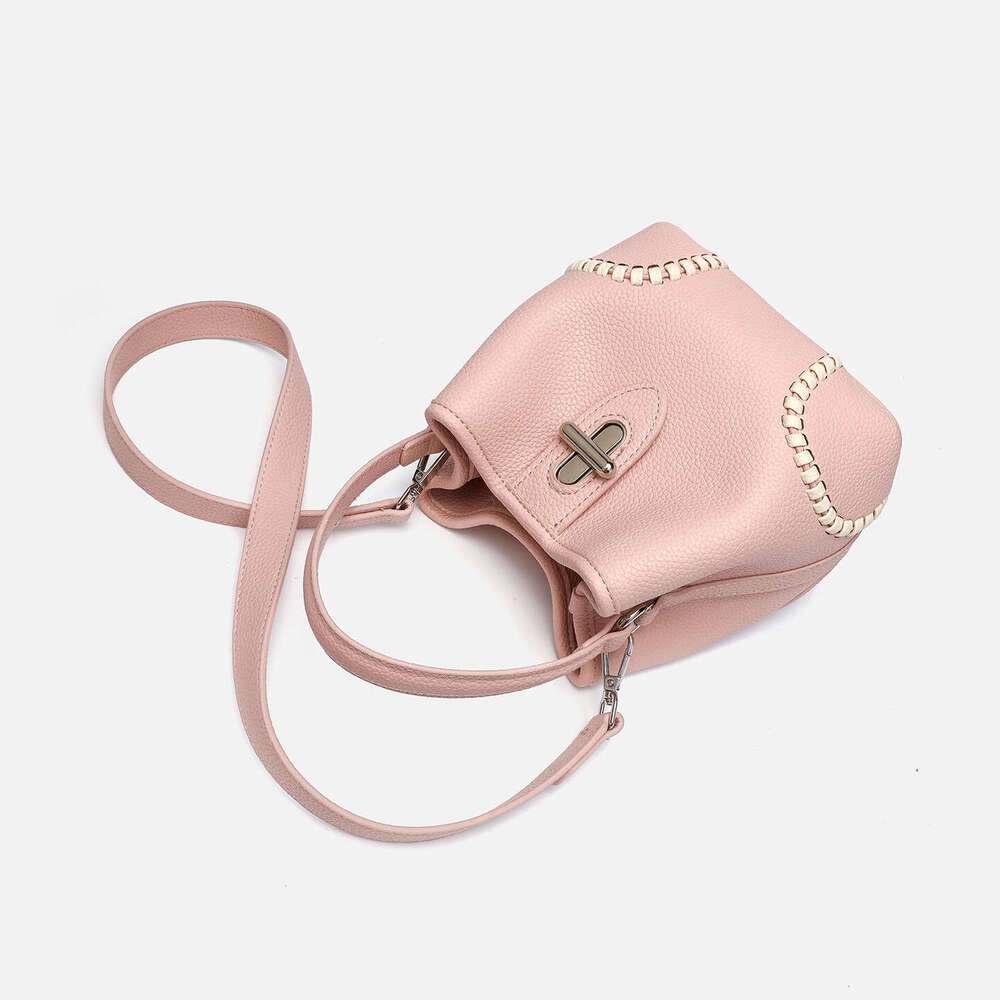 New Fashionable Casual Women S Handbag Niche High End Large Capacity Woven Shoulder Bag Shoe Storage Bucket SENYY