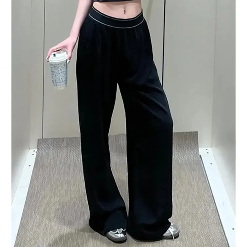 Women's Designer Yoga Sports Pants Womens High-Waist Full-length Dance Studio Trousers Straight-Leg leggings Trouser Yoga Sweatpants Wrinkle-resi