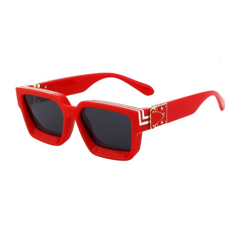 Ruiao Retro Black Millionaire Shades y Sunglasses 2026 For Men ner Square Sun Glasses Man Women Sunglass 260509