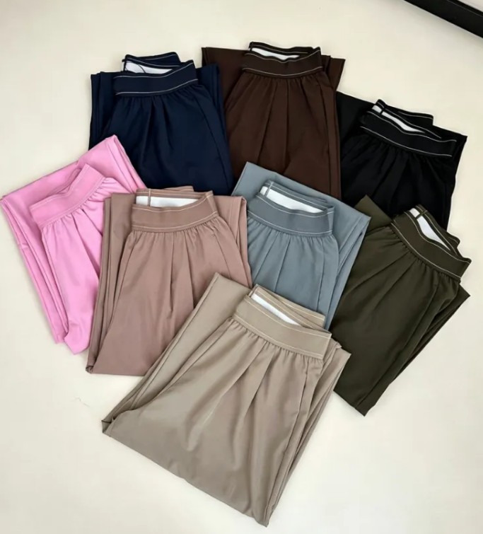 Women's Designer Yoga Sports Pants Womens High-Waist Full-length Dance Studio Trousers Straight-Leg leggings Trouser Yoga Sweatpants Wrinkle-resi