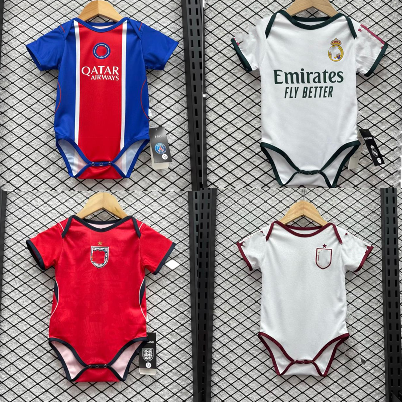 26 27 Mexico engLAND Reales Football Kids Kit 9-18 Months Shirt 2026 MadriDS Babys Soccer Jersey