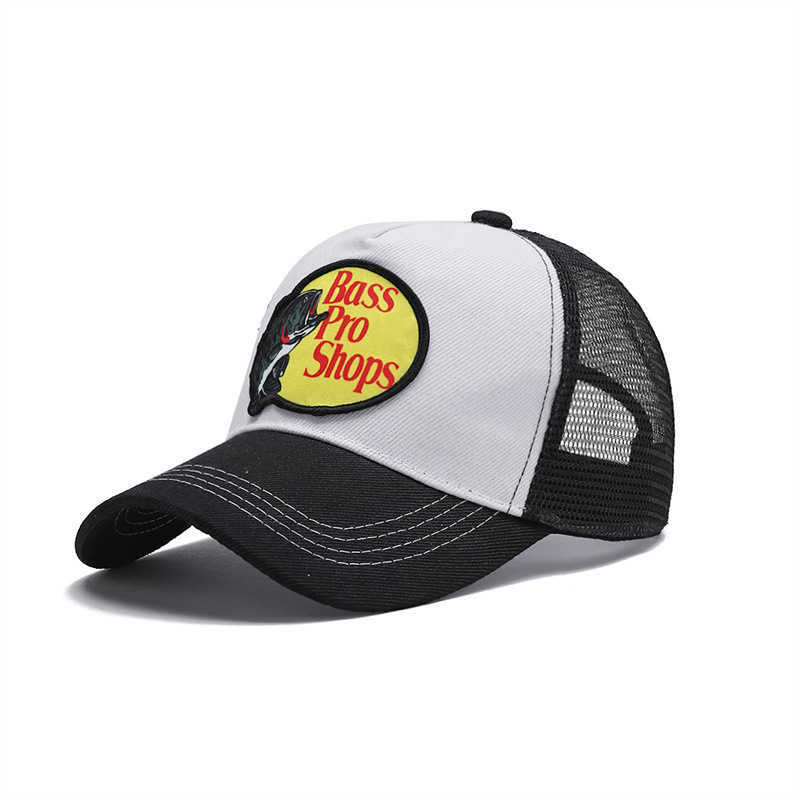 Printed Baseball Cap with Mesh, Fishnet Pattern, Duckbill Hat for Men and Women, Summer Mesh Hat, Sun Protection Hat C260515