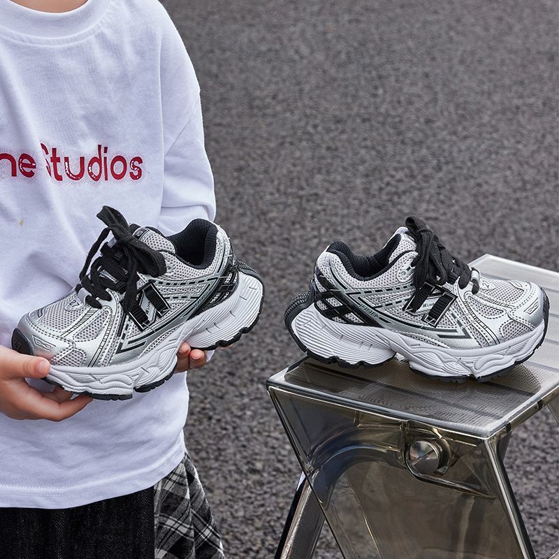 Free delivery luxury Kid's Shoes Sports shoes children's new style dad breathable and comfortable running shoes - view 4